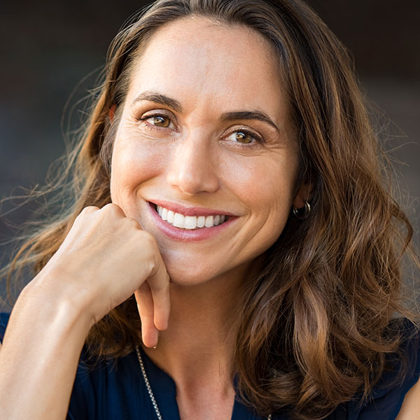 Mature woman with a beautiful smile